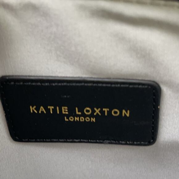 NWOT KATIE LOXTON Stardust Womens Vegan Wristlet Strap Clutch 11.5" Black - Picture 6 of 11